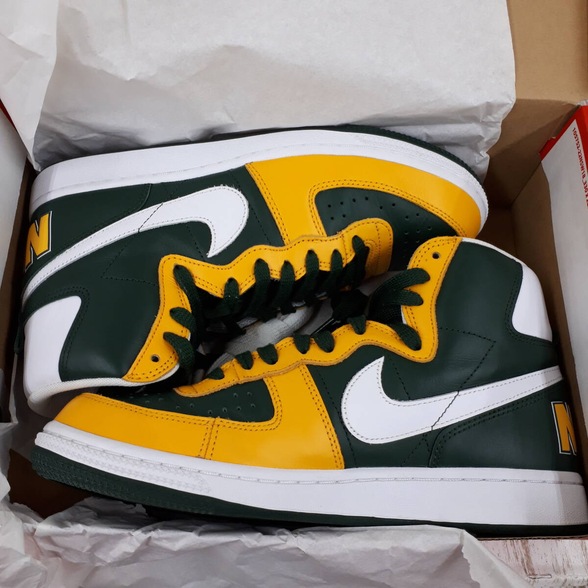 靴1265-187♪【80】NIKE TERMINATOR HIGH BLACK FOREST 27㎝ FN4442-300拍卖