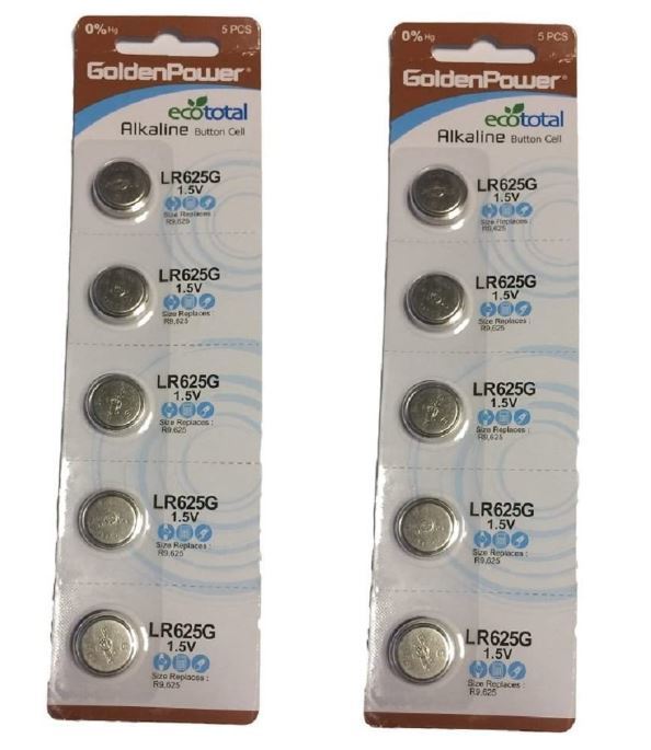 送料無料 MR9 H-D形状互換 625G 電池10個セット 電圧1.5V 625A E625 V625PX 拍卖