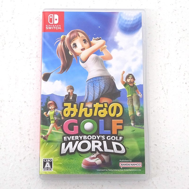 ★中古★Nintendo Switchソフト みんなのGOLF WORLD (みんゴル/スイッチソフト)★【GM646】拍卖