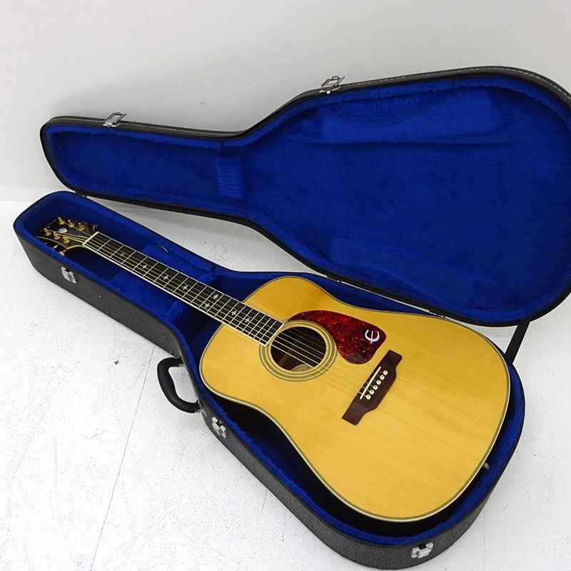 ★中古★Epiphone PR-800S アコースティックギター ハードケース付き(エピフォン/アコギ/フラットトップ/90年代/楽器)★【MU471】拍卖