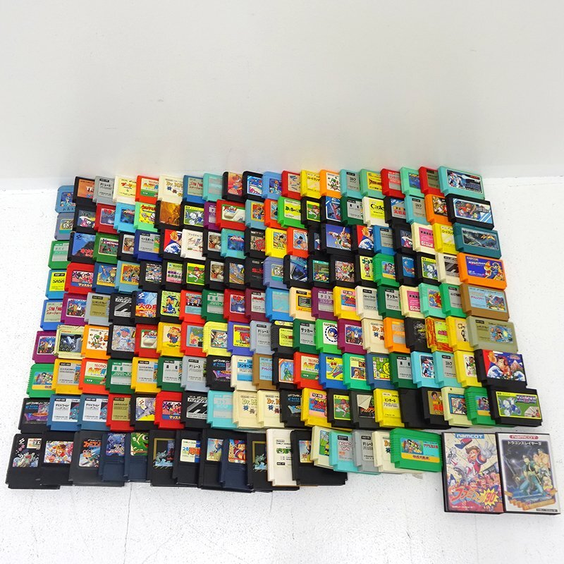 ★ジャンク★FCソフト 計179本 まとめ売り (ファミコン/ドラクエ/マリオ/ゴルフ/ドンキー/ドラゴンボール/ロックマン他)★【GM601】拍卖