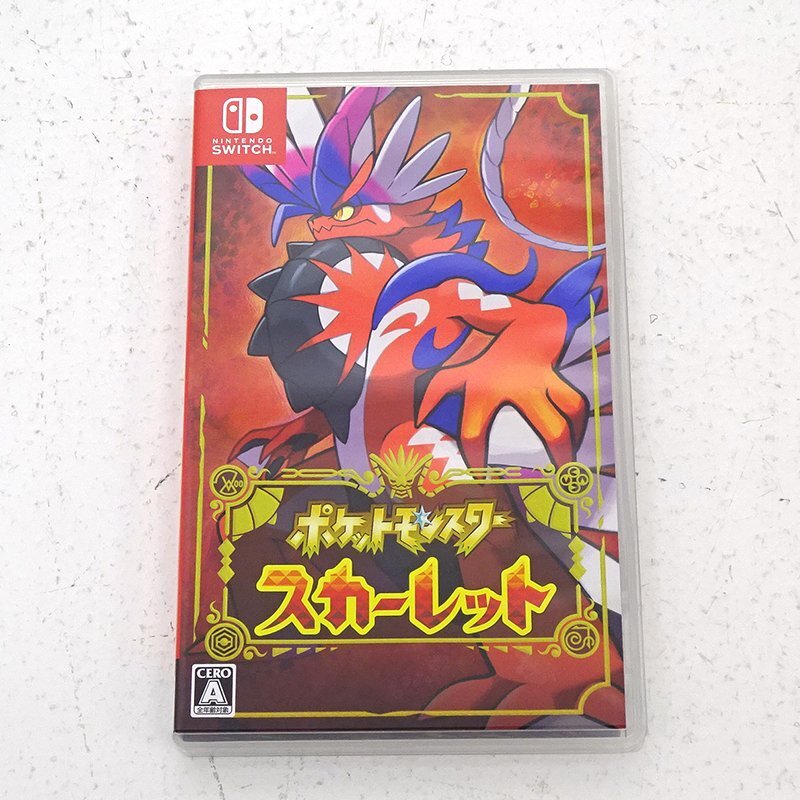 ★中古★【ケース非純正】Nintendo Switchソフト ポケットモンスター スカーレット (ポケモン/スイッチソフト)★【GM646】拍卖