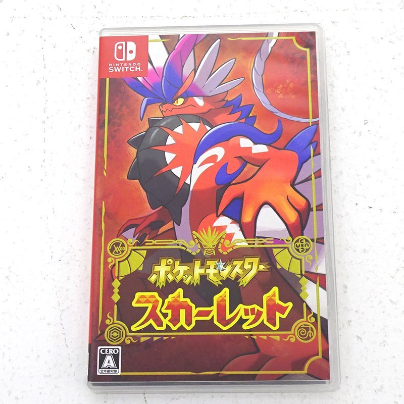 ★中古★【ケース非純正】Nintendo Switchソフト ポケットモンスター スカーレット (ポケモン/スイッチソフト)★【GM646】拍卖