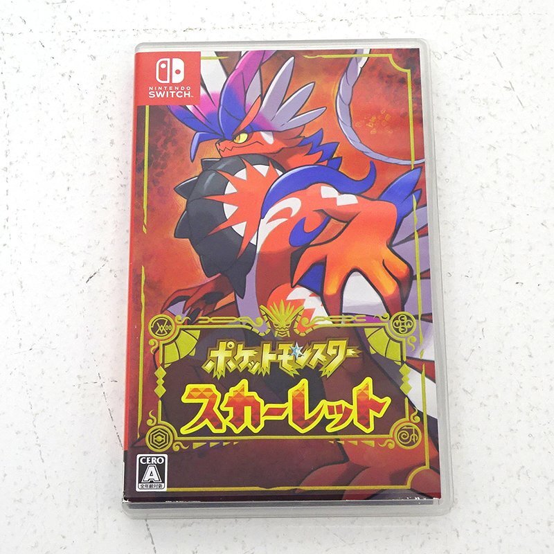 ★中古★【ケース非純正】Nintendo Switchソフト ポケットモンスター スカーレット (ポケモン/スイッチソフト)★【GM646】拍卖