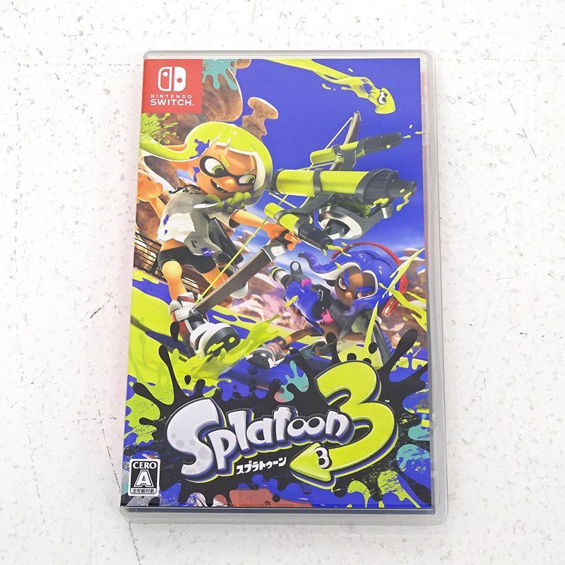 ★中古★【ケース非純正】Nintendo Switchソフト スプラトゥーン3 (スプラ3/スイッチソフト)★【GM646】拍卖