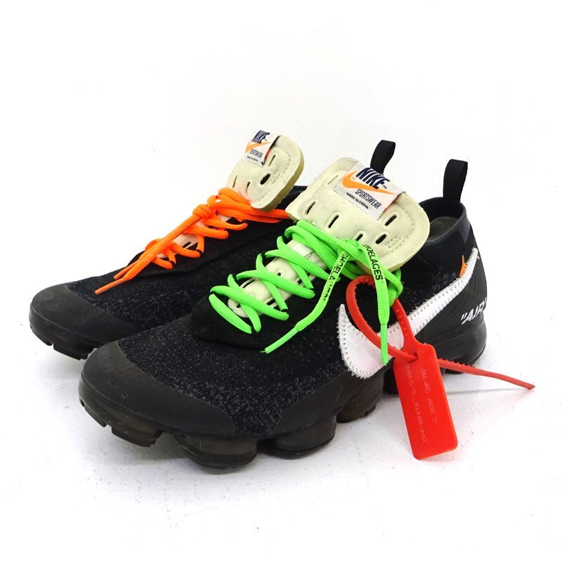 ★中古★NIKE×OFF-WHITE AIR VAPORMAX FK THE 10 28.0cm US10 AA3831-001 17年製 (ナイキ/オフホワイト/スニーカー)★【AP126】拍卖