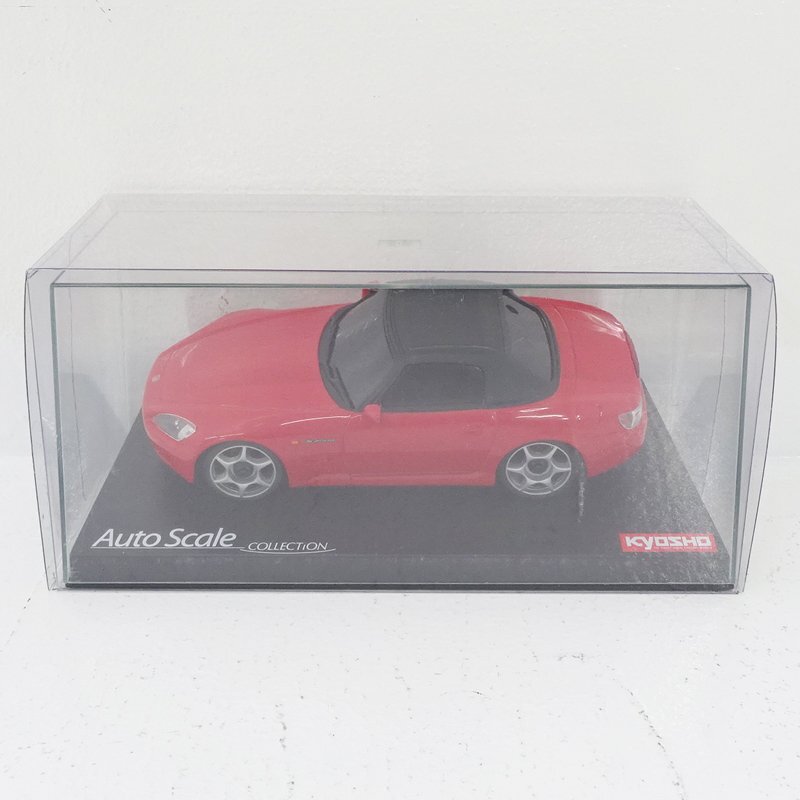 ★中古★京商 オートスケールコレクション Honda S2000 Red ホンダ S2000 レッド MZC8R ミニカー★【TY727】拍卖