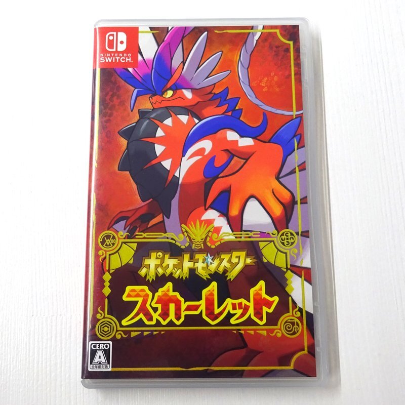★中古★Nintendo Switchソフト ポケットモンスター スカーレット (ニンテンドースイッチ/任天堂/スイッチ)★【GM646】拍卖