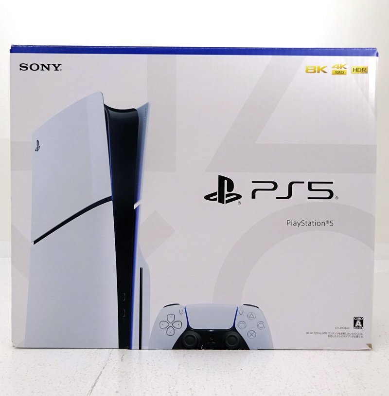 ★中古★PlayStation5 プレイステーション5(Slimモデル) CFI-2000A01 1TB ディスクドライブ搭載 (PS5/プレステ5)★【GM637】拍卖