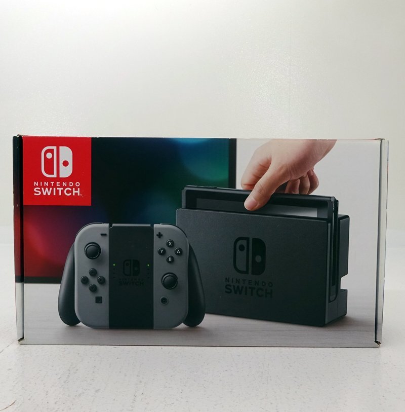 ★中古★Nintendo Switch 本体 Joy-Con(L) (R)グレー HAC-S-KAAAA(ニンテンドースイッチ/任天堂)★【GM649】拍卖