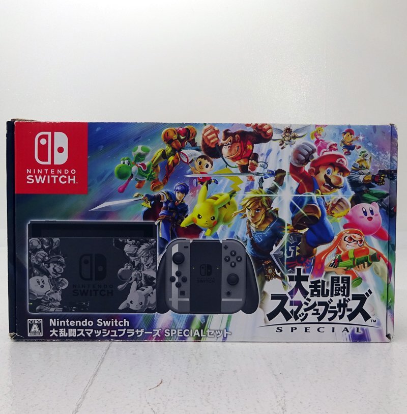 ★中古★Nintendo Switch 本体 大乱闘スマッシュブラザーズ SPECIALセット HAC-S-KAELJ(スイッチ)★【GM649】拍卖