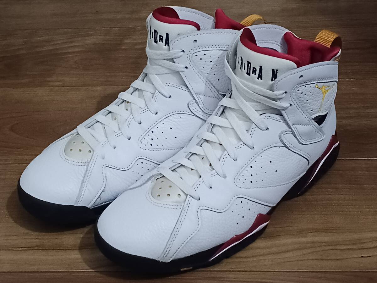 Nike Air Jordan 7 Retro Cardinal 27cm US 9 2022年 箱付 中古 美品 エア ジョーダン 7 レトロ カーディナル拍卖