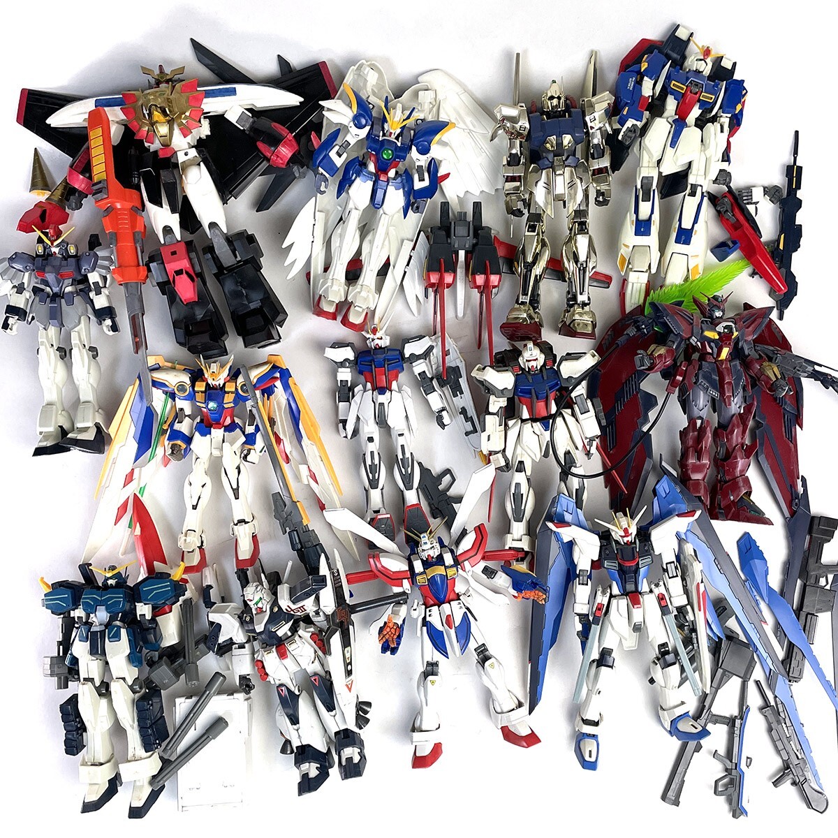 ガンプラ 完成品 ジャンク まとめ売り Zガンダム 百式 ガオガイガー ストライク フリーダム 他 プラモデル拍卖