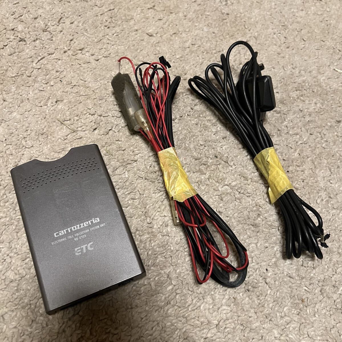 セットアップ 済み! ETC カロッツェリア アンテナ 分離型 ETC 車載器 普通 車 登録拍卖