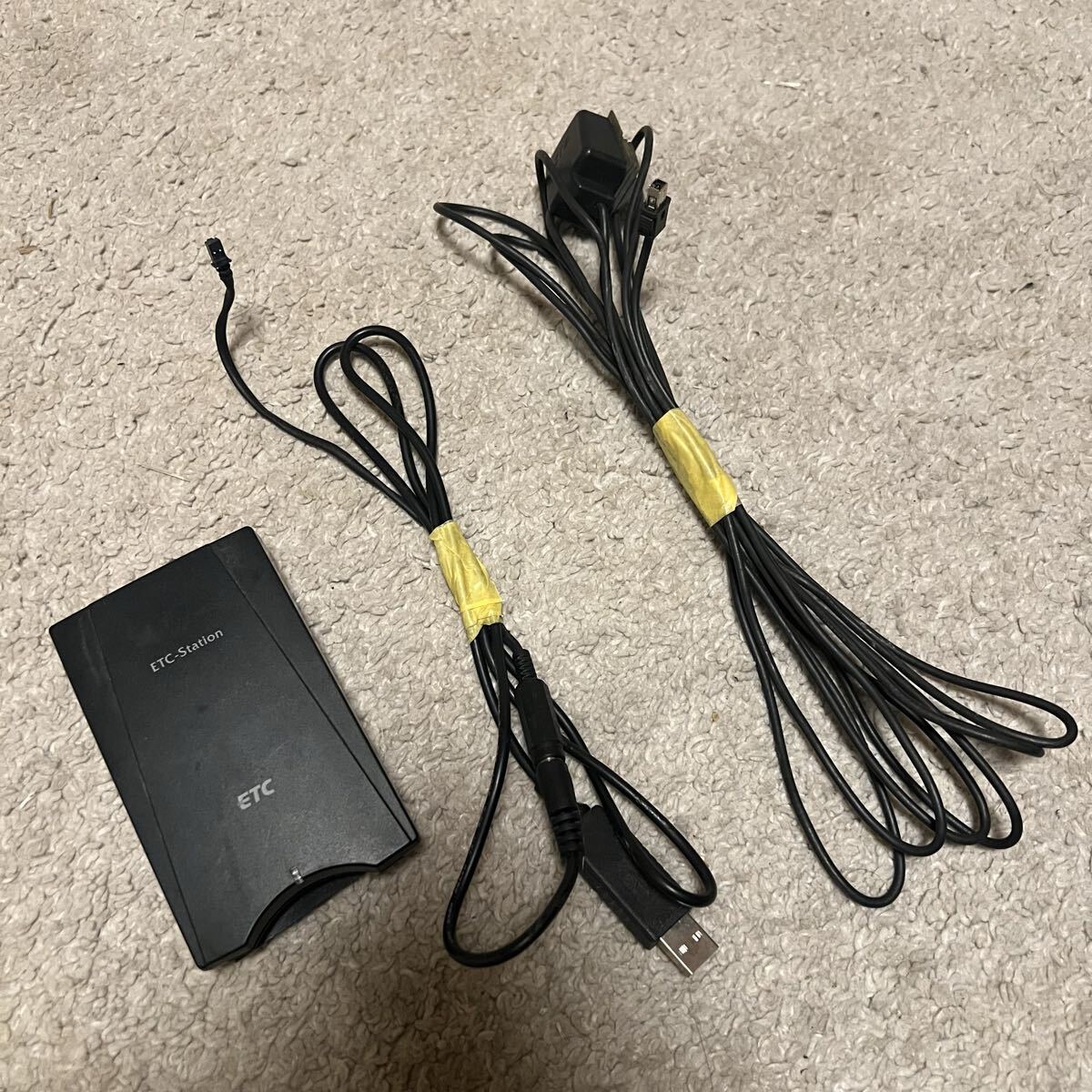 セットアップ 済み! ETC アンテナ 分離型 ETC 車載器 検 軽 自動車 二輪 車 軽四 登録 DENSO DIU-A011 ETC2 12V Panasonic拍卖