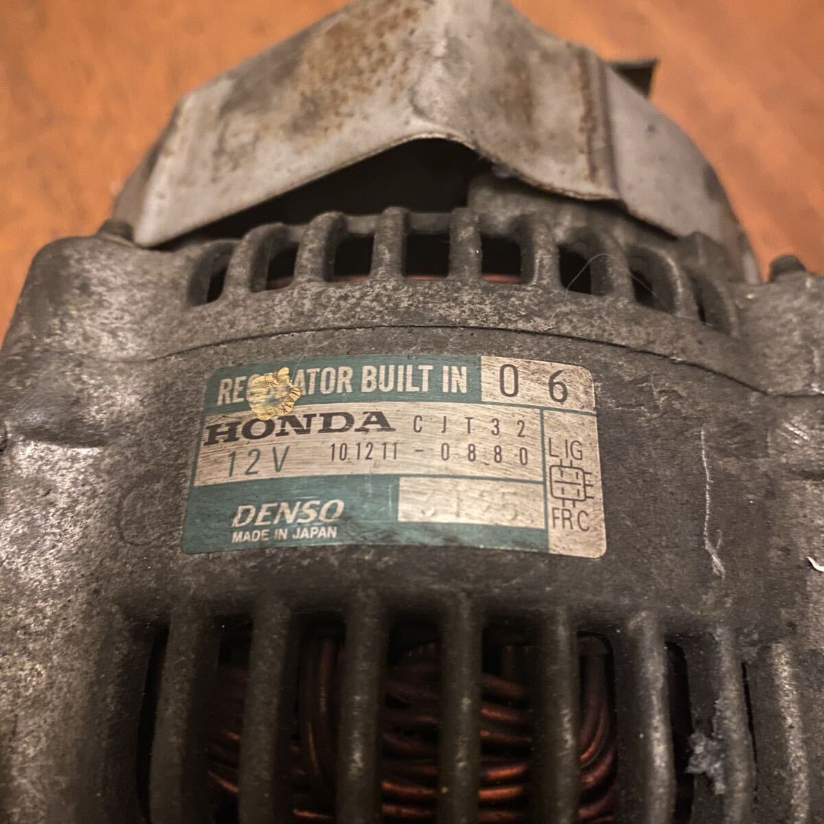 ホンダ インテグラ タイプ R B18C オルタネーター ダイナモ シビック B16 A B 実動 純正 Honda INTEGRA TYPE R CIVIC genuine エンジン拍卖