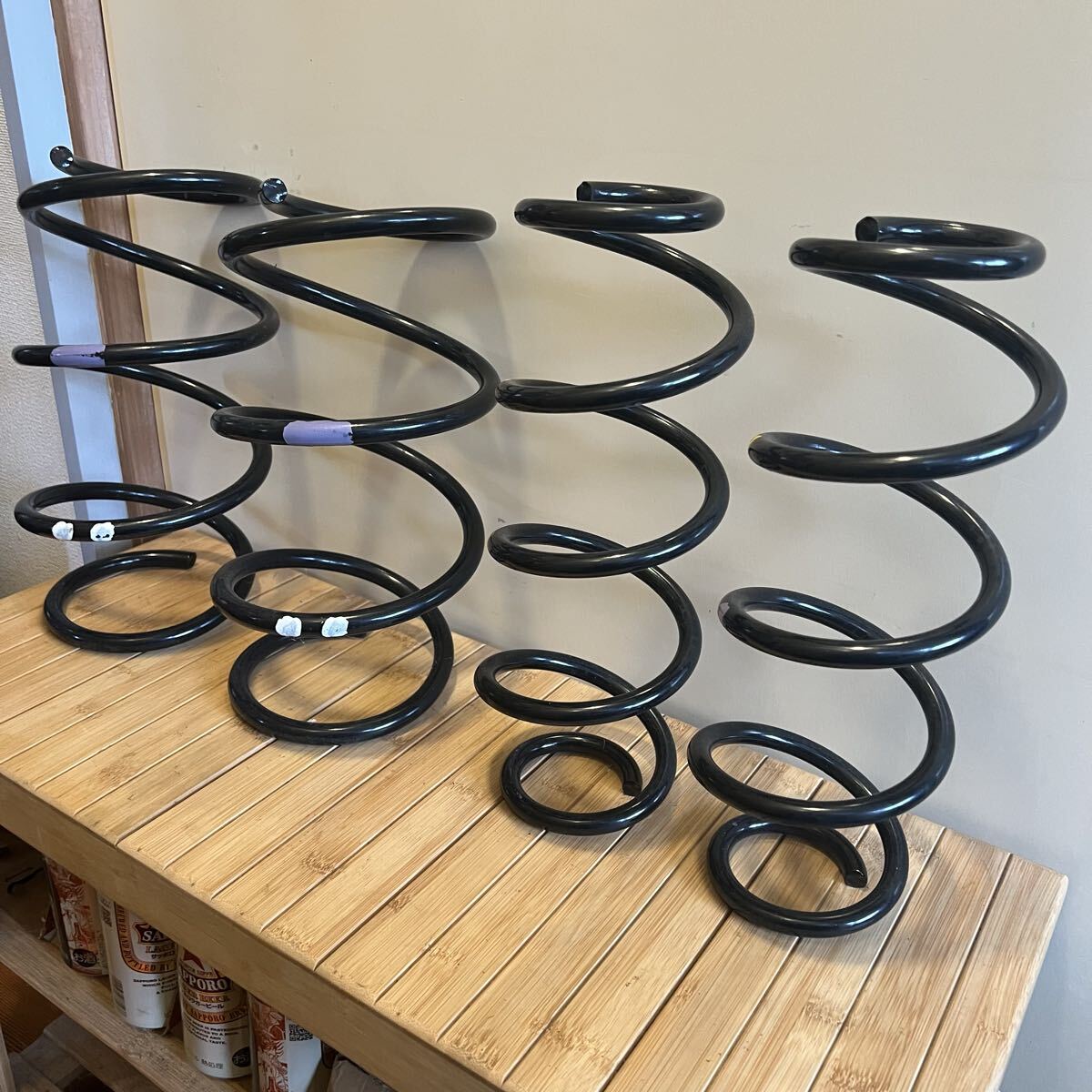 納車外し MXWH 60 プリウス 純正 ノーマル スプリング バネ コイル サスペンション 1台分/4S10-1582 genuine トヨタ TOYOTA拍卖