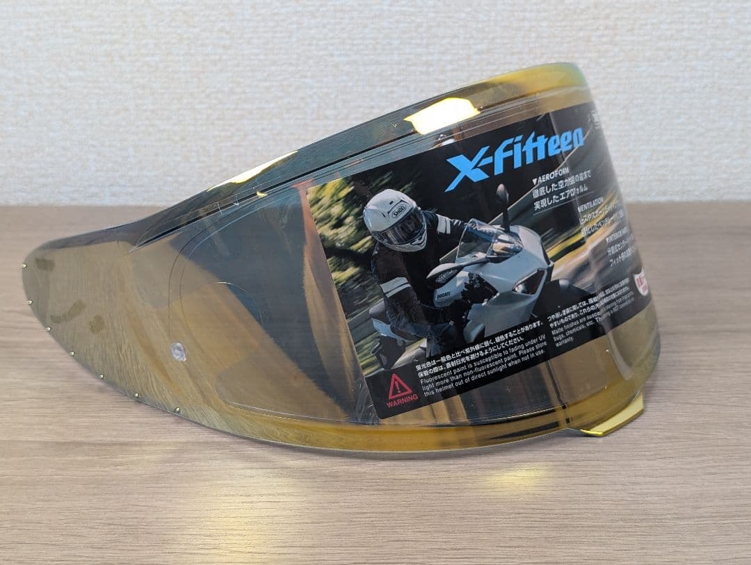 新品未使用 SHOEI CWR-F2 スモークミラーシールド ファイアーオレンジ拍卖