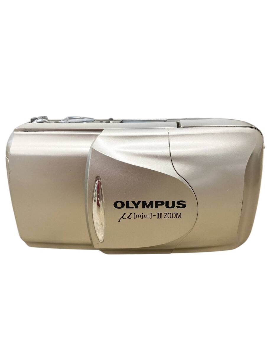 (M) オリンパス OLYMPUS μ Ⅱ ZOOM コンパクトフィルムカメラ ゴールド 38-80㎜ 1円~拍卖