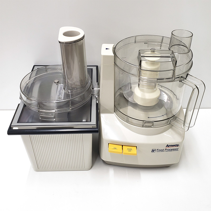 【中古】【I1002-2/ドゥブレード欠品】 アムウェイ フードプロセッサー ケース付き オプションパーツセット 2018年製造 OP拍卖