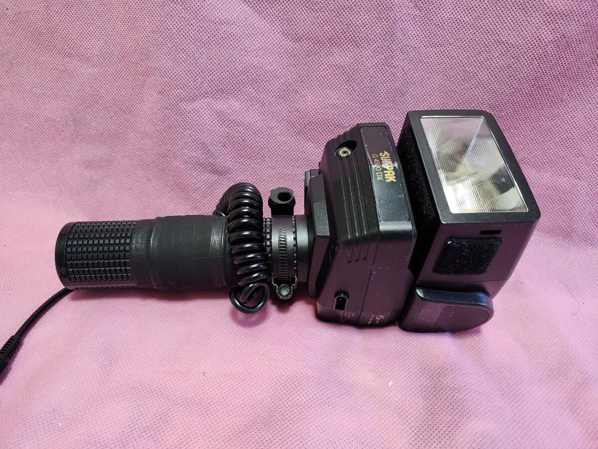 サンパック グリップタイプのストロボ G4500DX 本体のみの中古訳あり品拍卖