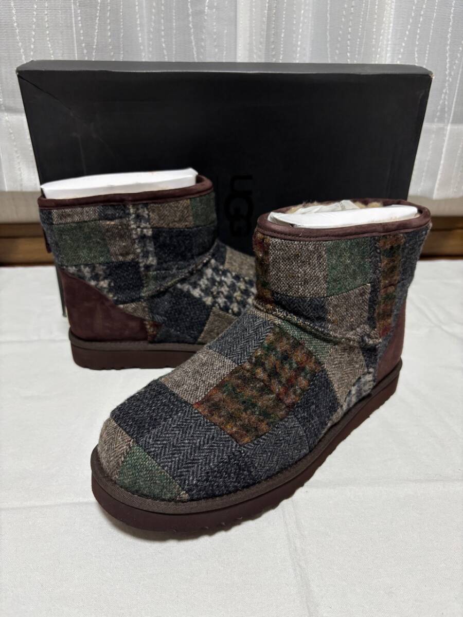 新品 UGG CLASSIC MINI PATCH WORK 11 29cm アグ クラシックミニ ブーツ メンズ men パッチワーク拍卖