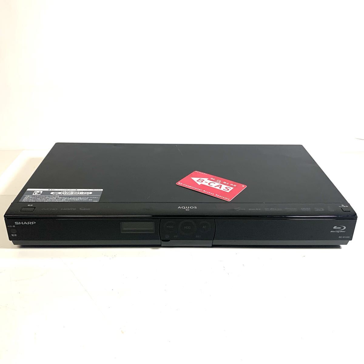 SHARP シャープ AQUOS アクオス ブルーレイディスクレコーダー BD-W1200 HDD/BDレコーダー 2013年製拍卖
