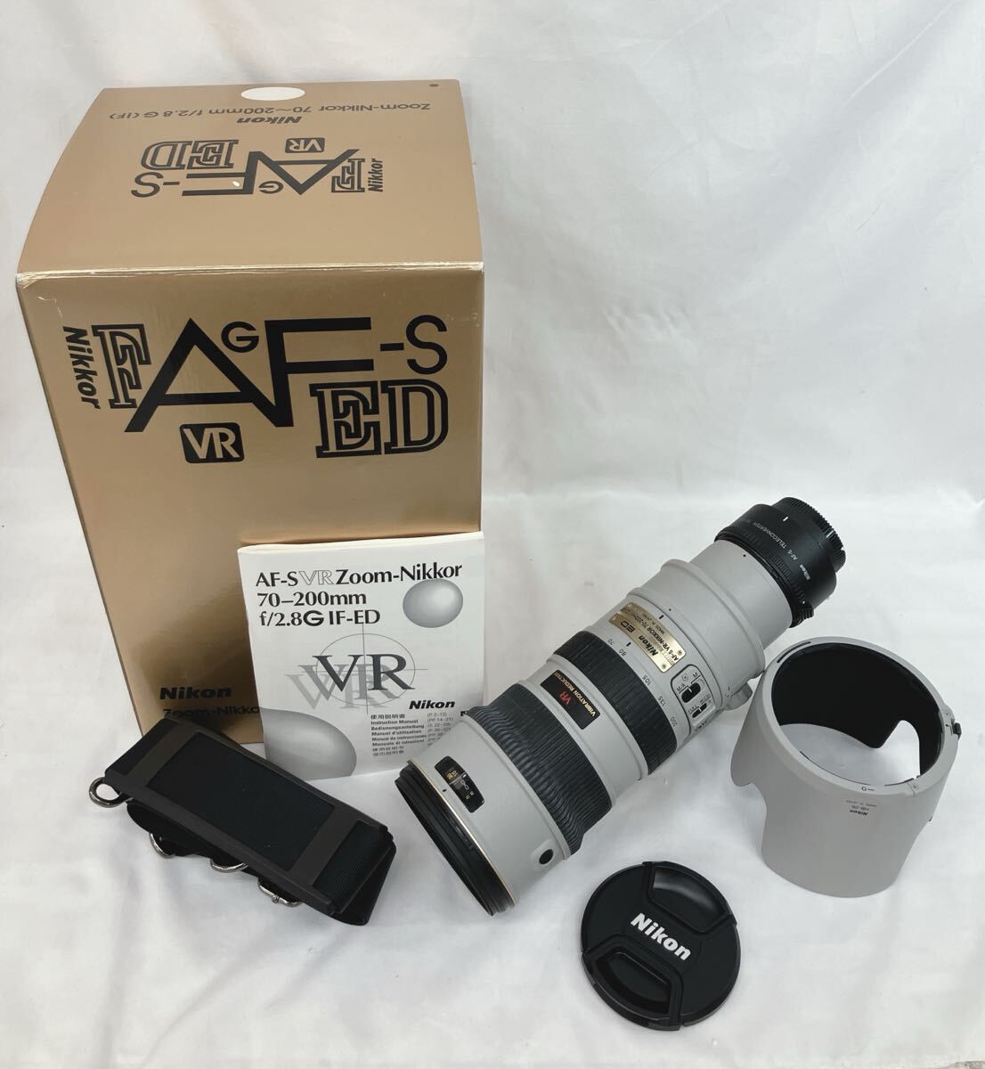 Nikon Zoom-Nikon 70-200mm f/2.8GIF-ED箱付き レンズ ニコン拍卖