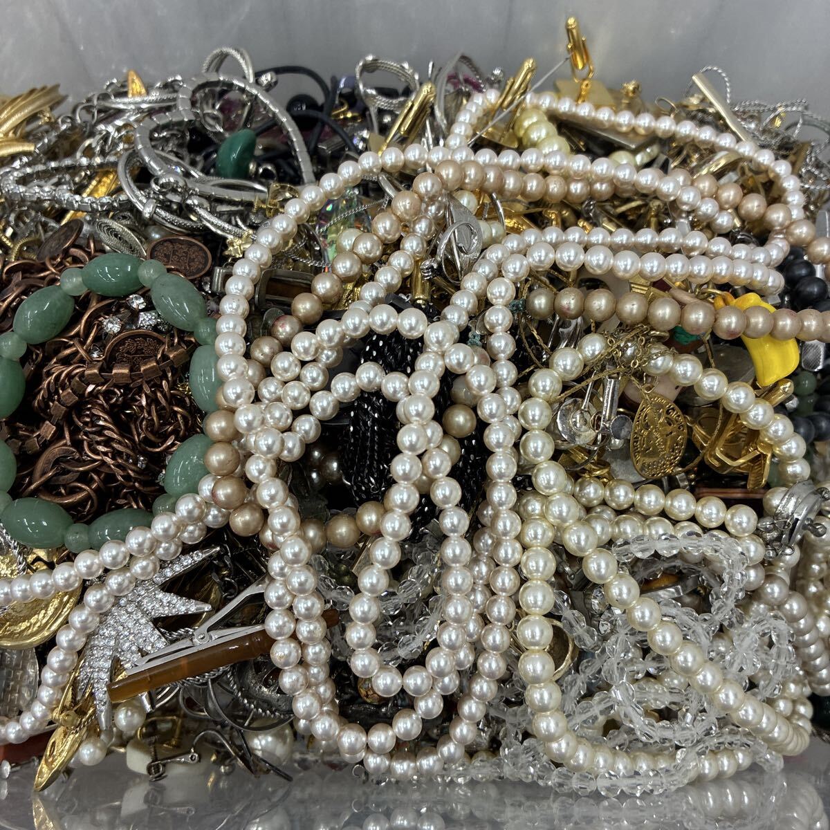 【再出品】イミテーションアクセサリー 5kg まとめ売り 大量セット④拍卖