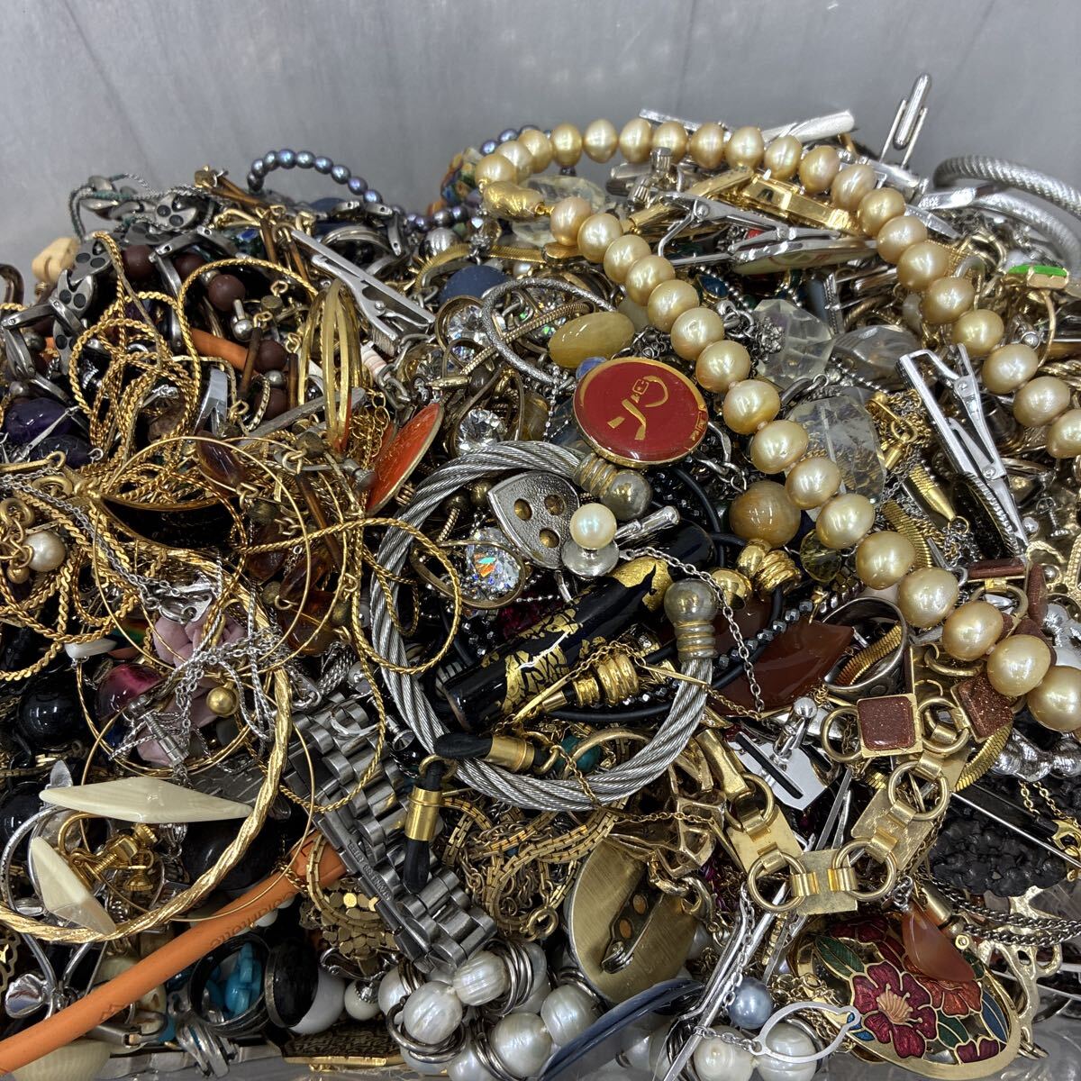 【再出品】イミテーションアクセサリー 5kg まとめ売り 大量セット⑤拍卖