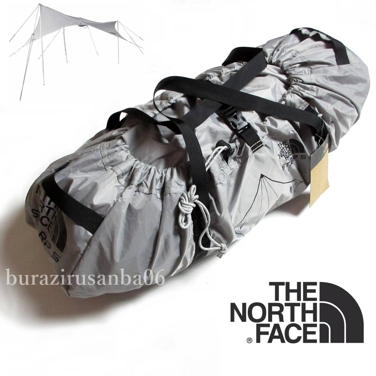未使用 定価46,200円 ◆ ノースフェイス タープ THE NORTH FACE Starp 5 スタープ 5 アウトドア タープ キャンプ NV22200 メルドグレー拍卖