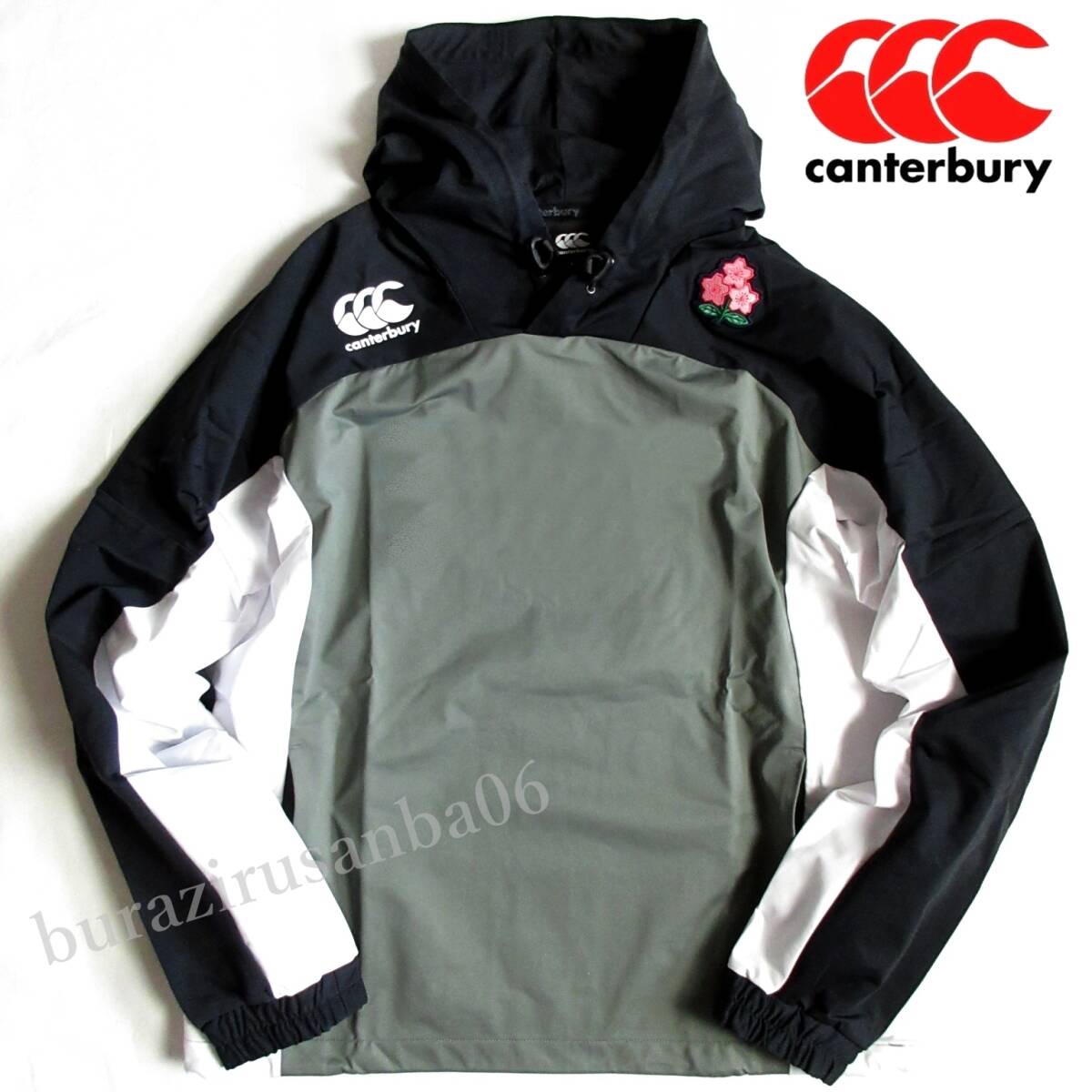 メンズ L ◆未使用 定価14,300円 canterbury カンタベリー ラグビー日本代表モデル JAPAN アールプラス デュアルフーディ R73106JH-46拍卖