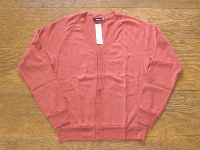新品CAL.Berries カルベリーズ カーデガン サンセット色(S) くすんだ赤茶拍卖