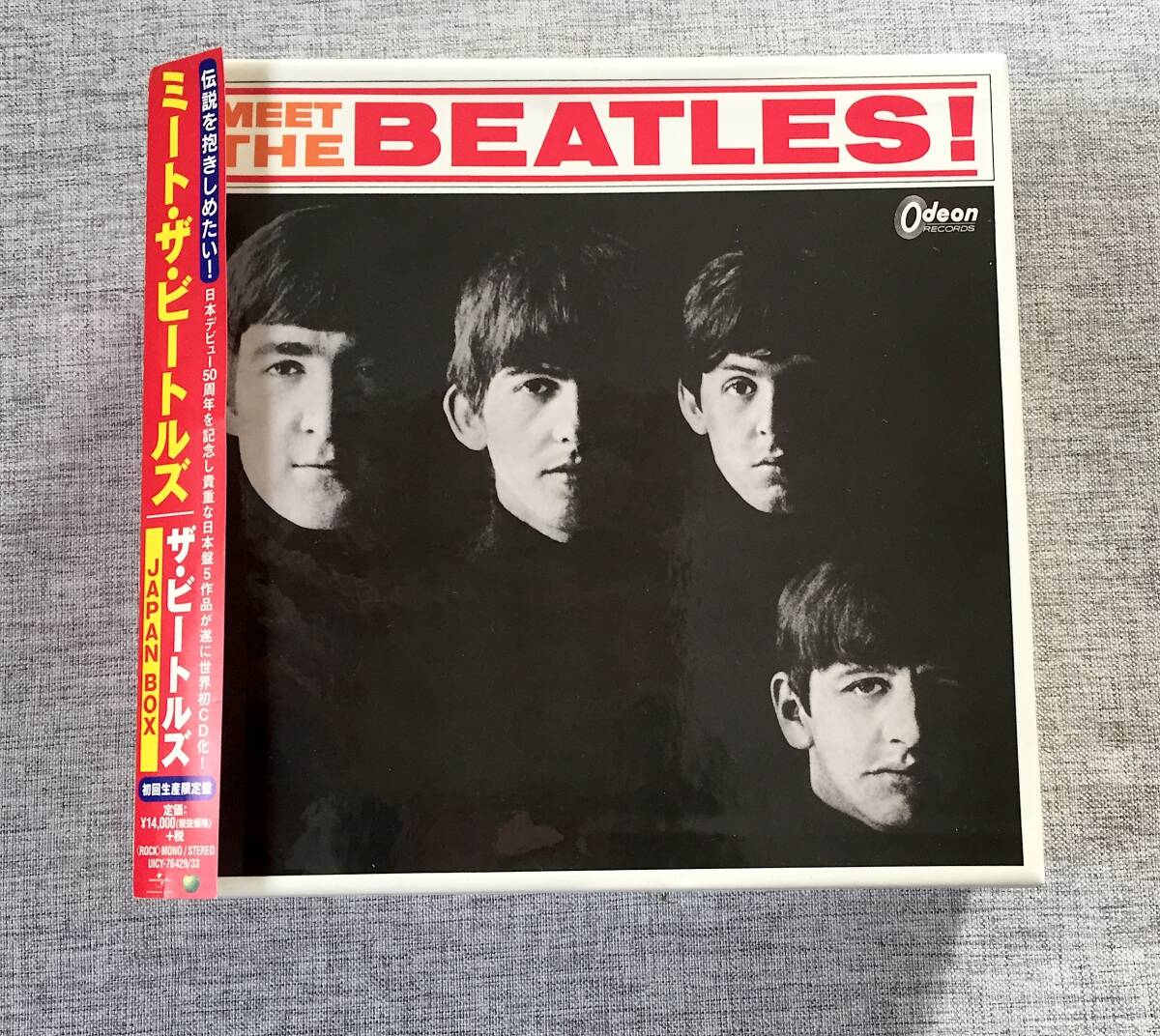 ミート・ザ・ビートルズ JAPAN BOX 帯付き 紙ジャケット5CD+帯5本 MEET THE BEATLES 拍卖