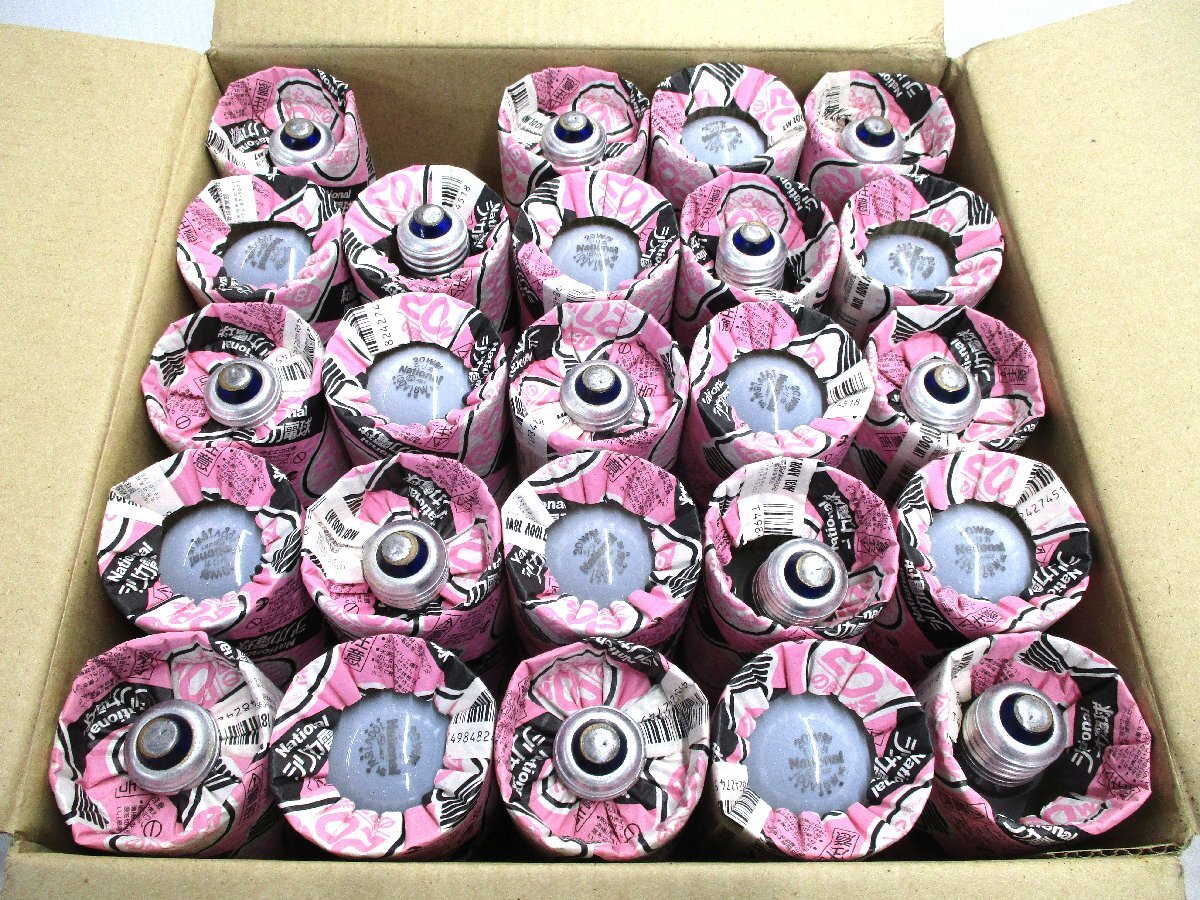 シリカ電球 20W 24個 ナショナル LW100V18W 直径5.5x高さ10cm 長期保管品 未使用 102107 ☆拍卖