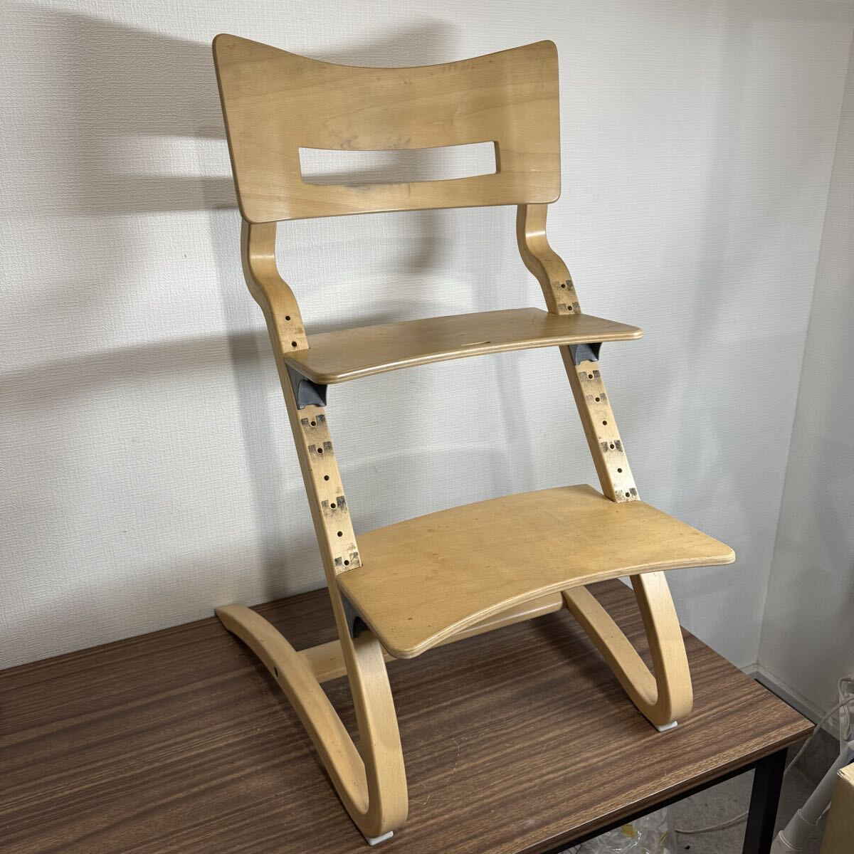 OYF804 Leander リエンダー ナチュラル ベビーチェア ハイチェア キッズチェア 木製 椅子 北欧家具拍卖