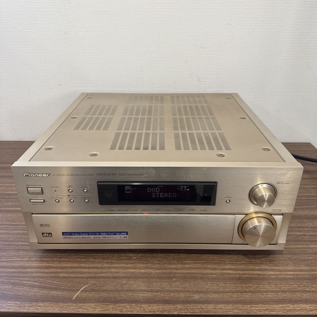 OYX12 Pioneer VSA-D10TX AVアンプ パイオニア 通電OK 現状品拍卖