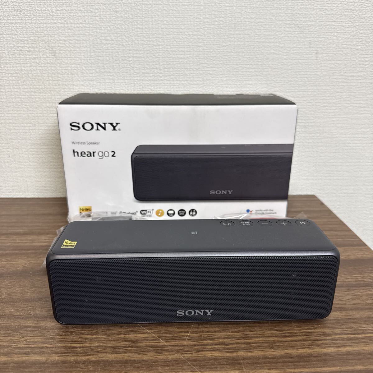 OYX27 SONY ワイヤレススピーカー h.ear go2 Bluetooth SRS-HG10 ソニー 動作品 2018拍卖