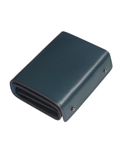 Modiko 財布 メンズ 2つ折り 栃木レザー 本革 ミニ 日本製 二つ折り財布 大容量 箱型の小銭入れ 小さい財布 コンパク.拍卖