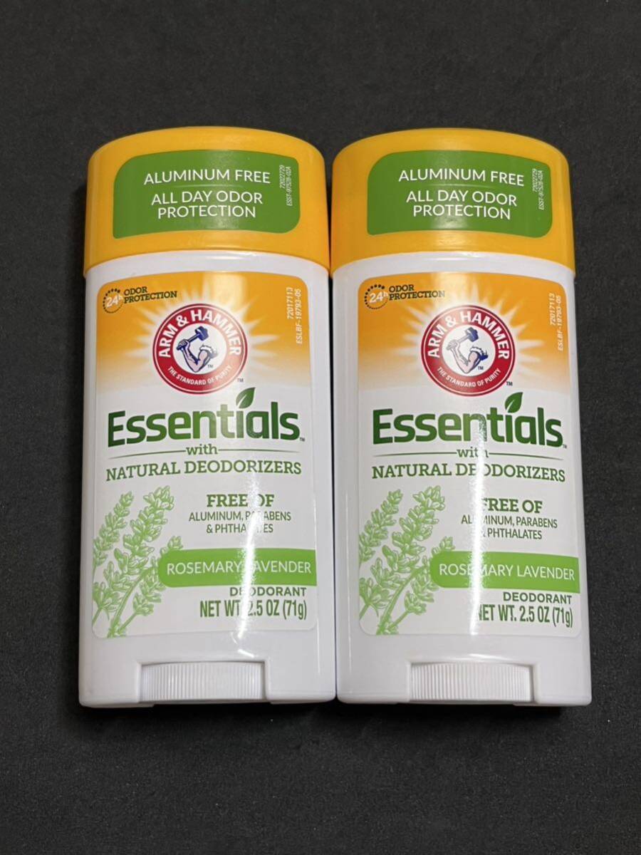 2本セット アーム & ハンマー ハマー arm&hammer ナチュラルデオドラント フレッシュ アルミニウムフリー お風呂上がりの香り 71g拍卖