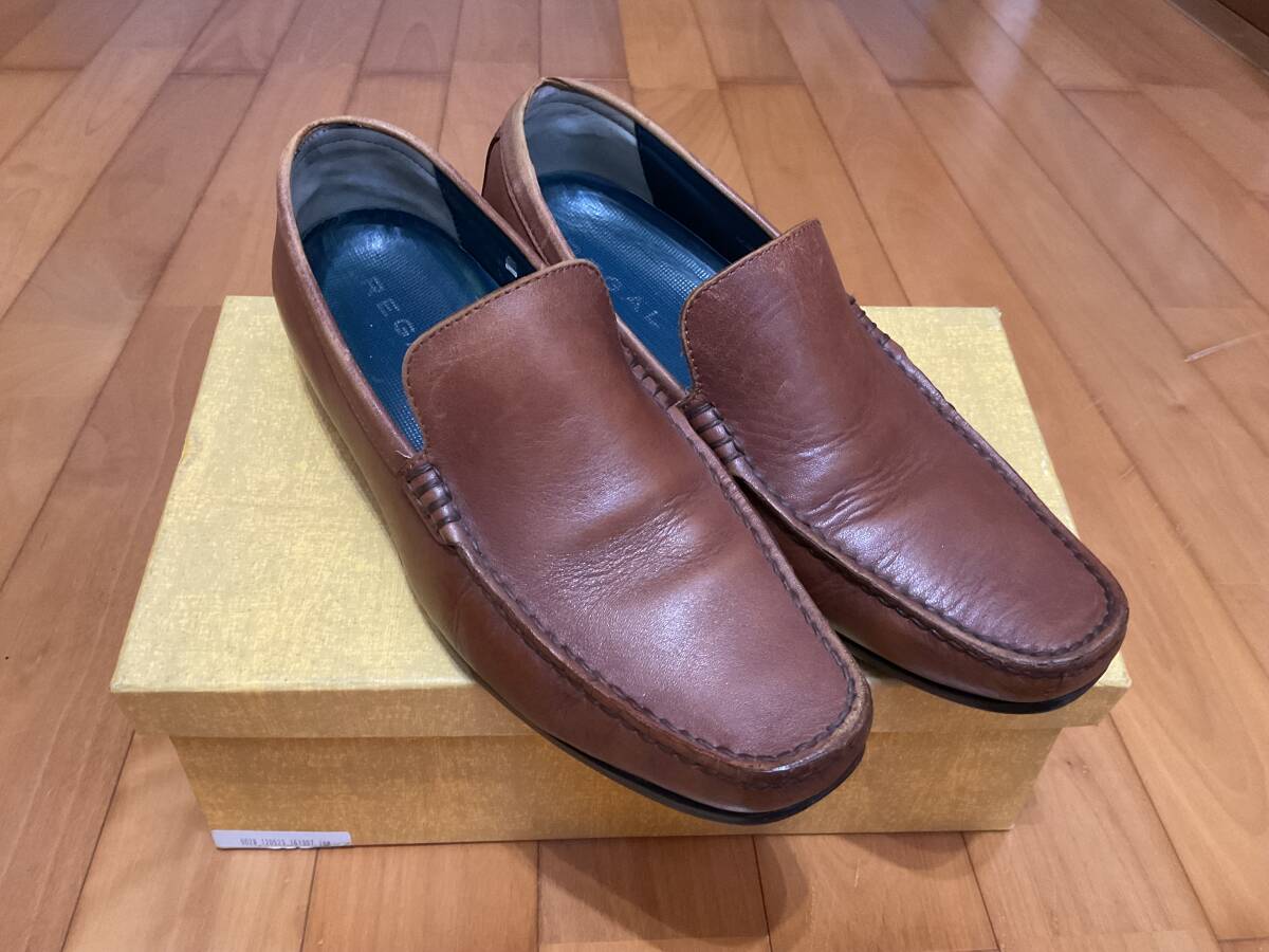 【中古品:2足セット】リーガル REGAL (スリッポン ローファー)(ビジネススニーカーGORE-TEX ゴアテックス)拍卖