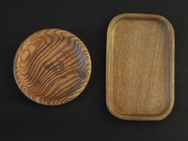 盆 煎茶道具 急須盆 木彫 【送料無料】拍卖