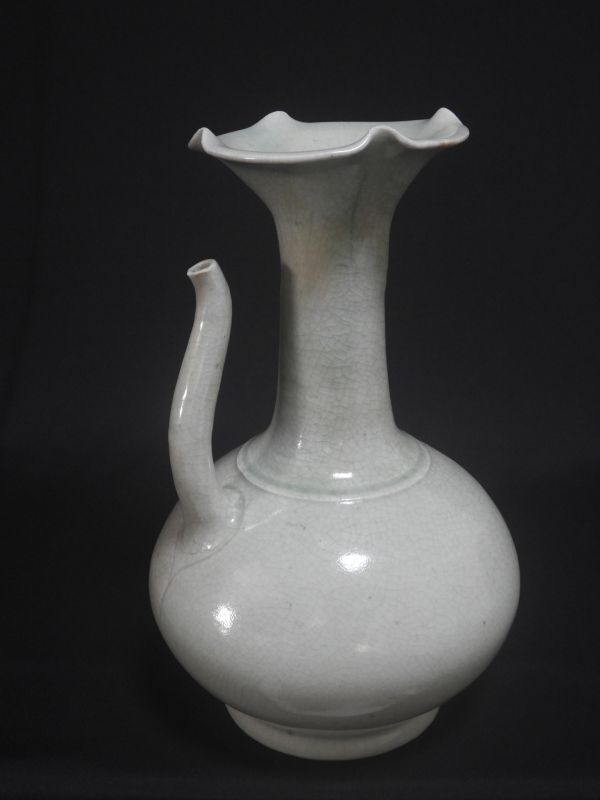 注水 花器 中国唐物 青青磁 / 影青 【送料無料】拍卖