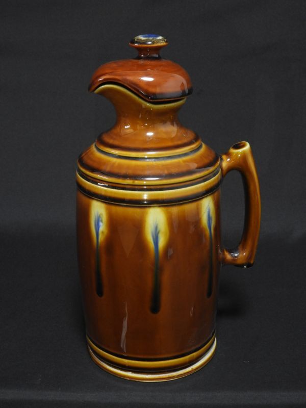 ポット 陶器製 レトロ 花器 置物 飾 【送料無料】拍卖