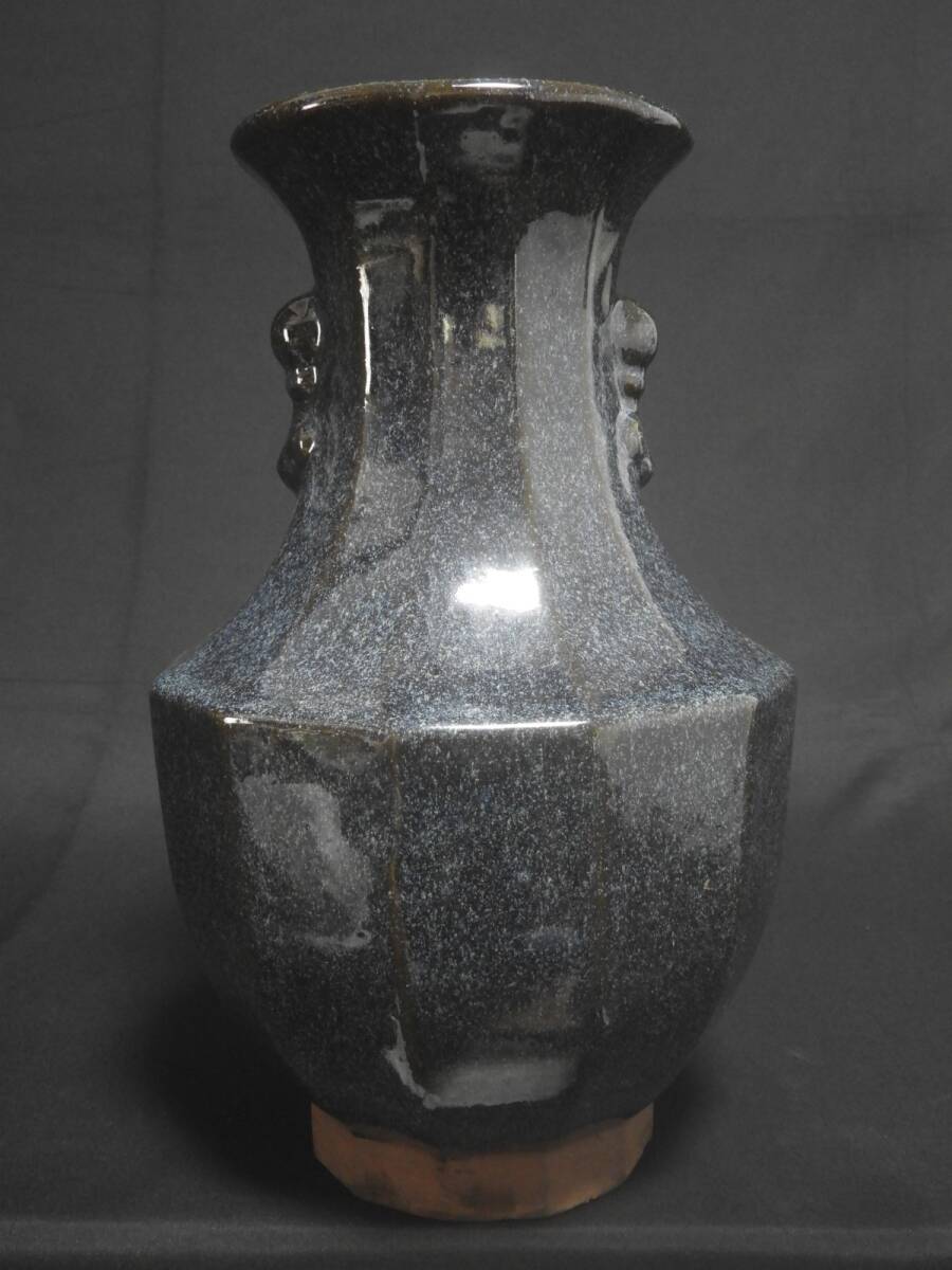 壺 花器 十二面花入 中国美術 / 送料無料拍卖