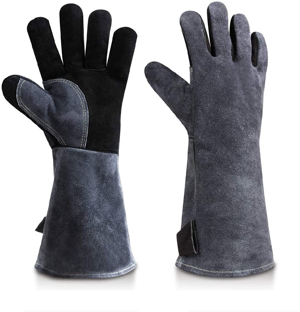 耐熱グローブ 牛革 手袋 耐摩耗 キャンプ グローブ アウトドア バーべキュー BBQ 321拍卖