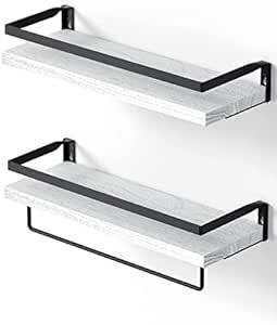 ウォールシェルフ 2点セット 壁掛け棚 棚 ラック 天然木製 ウォールラック おしゃれ 幅40cm 玄関 キッチン 452拍卖