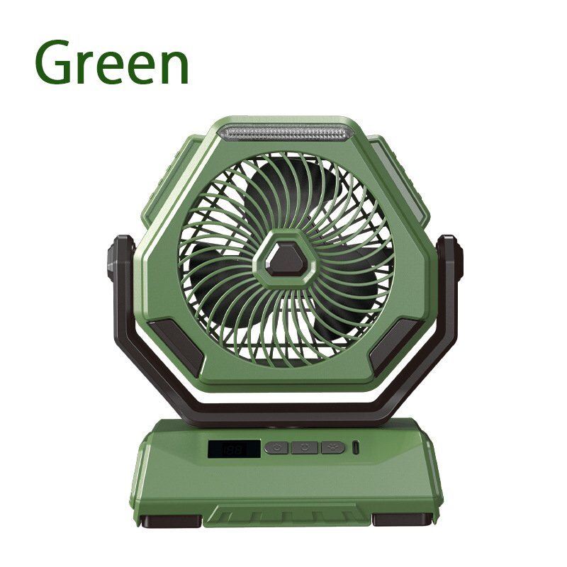 2024最新型 扇風機 多機能 6000mAh 大容量 持ち運び 自動首振り 3つモード 卓上 壁掛け 吊り下げ キャンプ アウトドア(グリーン)486gr拍卖