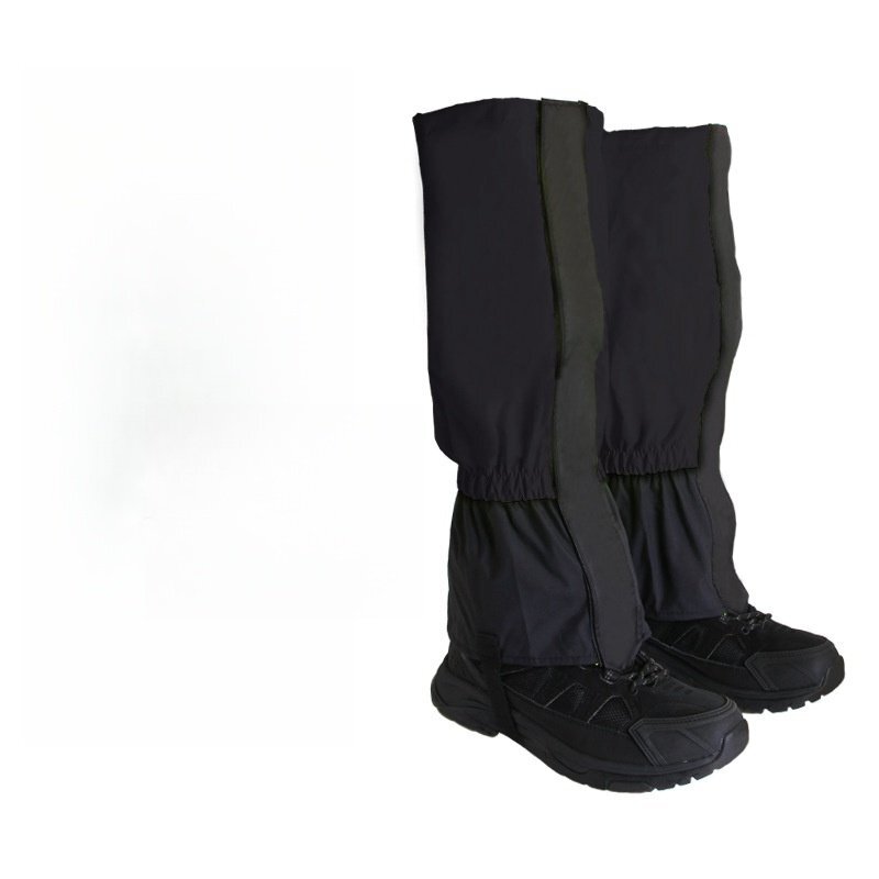 ゲイター 登山 アウトドア 雨よけ レッグカバー スパッツ 防水 撥水 簡単着脱 登山 大人用 雪山 ゴルフ ゲイター 汚れ防止 (ブラック)227拍卖
