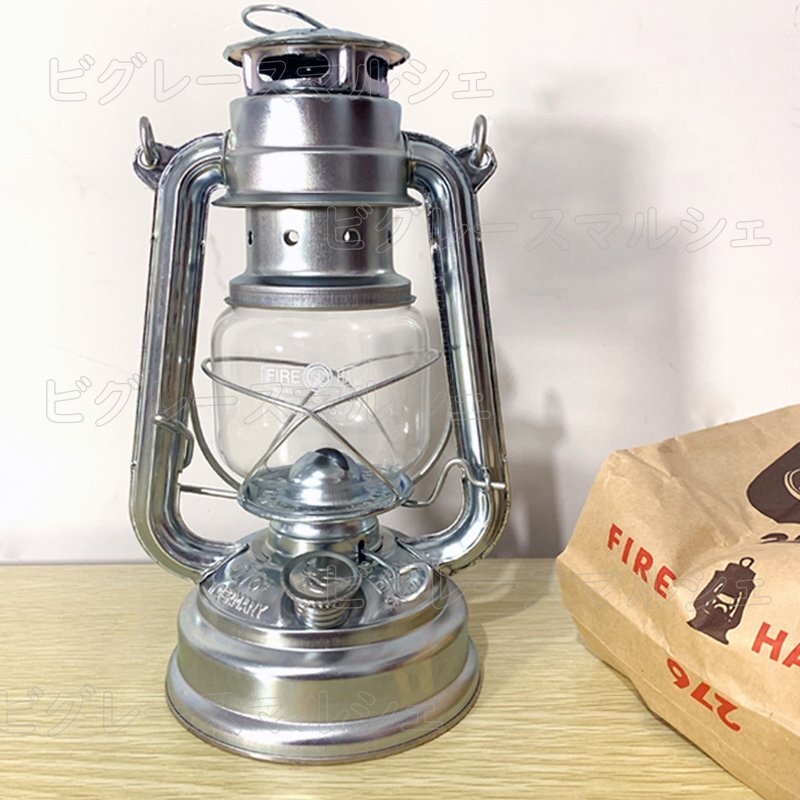 オイルランタン 灯油ランタン 照明 キャンプランタン アウトドア 灯油ランタン プレゼント アンティーク 燃料式 シルバー hw1116wt拍卖